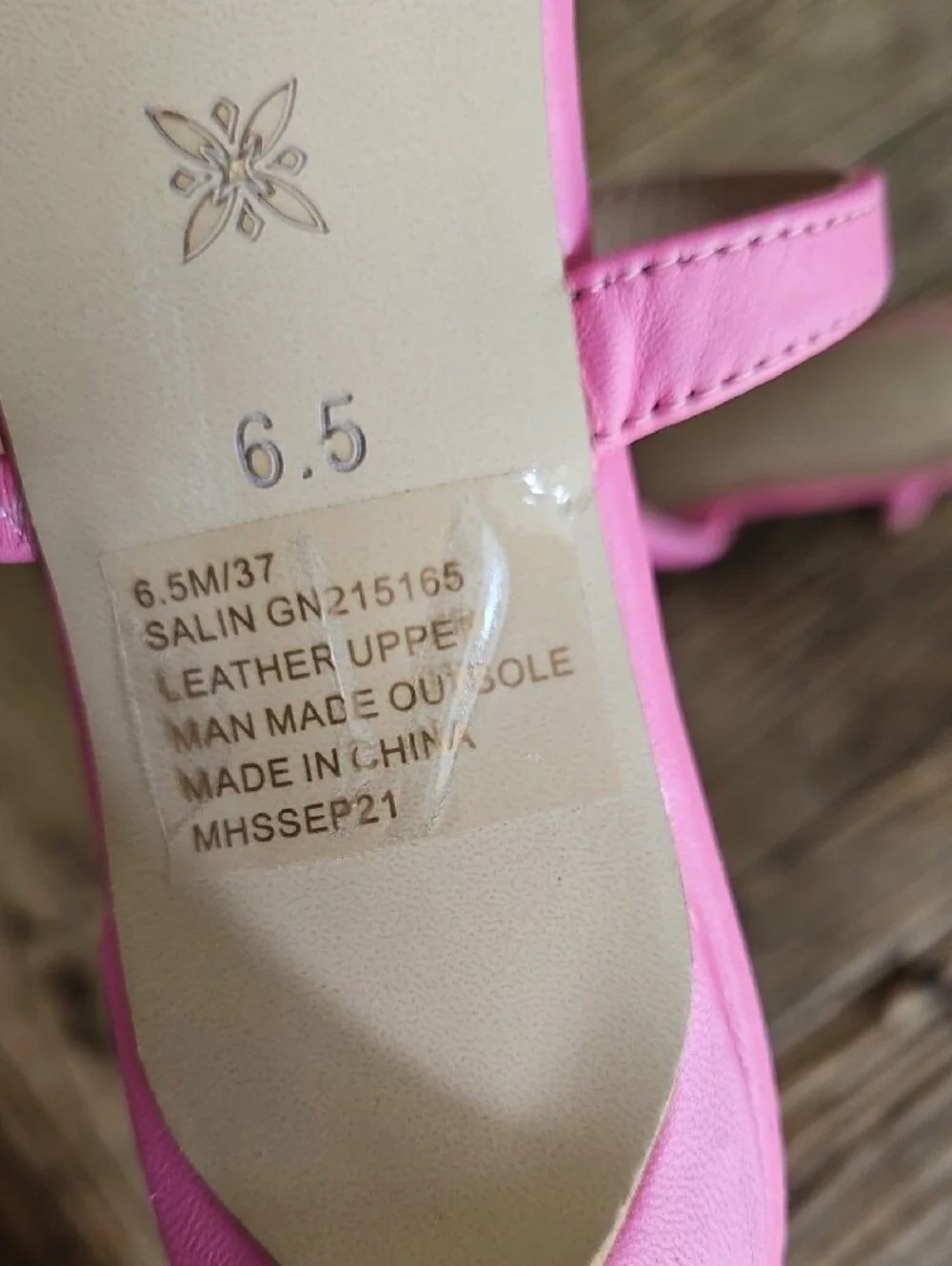 BCBGeneration Hot Pink Double-Strap Square-Toe Heels